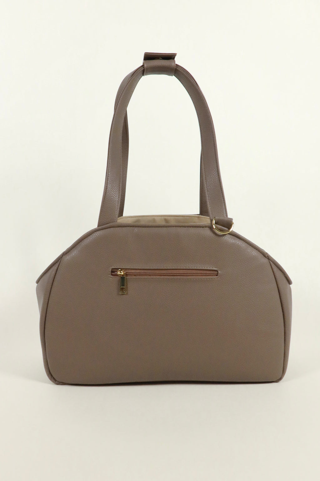 Mirel Smooth Set - Reisetasche für Hunde Latte + 1 herausnehmbares, wendbares Innenfutter