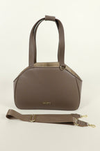 Mirel Smooth Set - Reisetasche für Hunde Latte + 1 herausnehmbares, wendbares Innenfutter