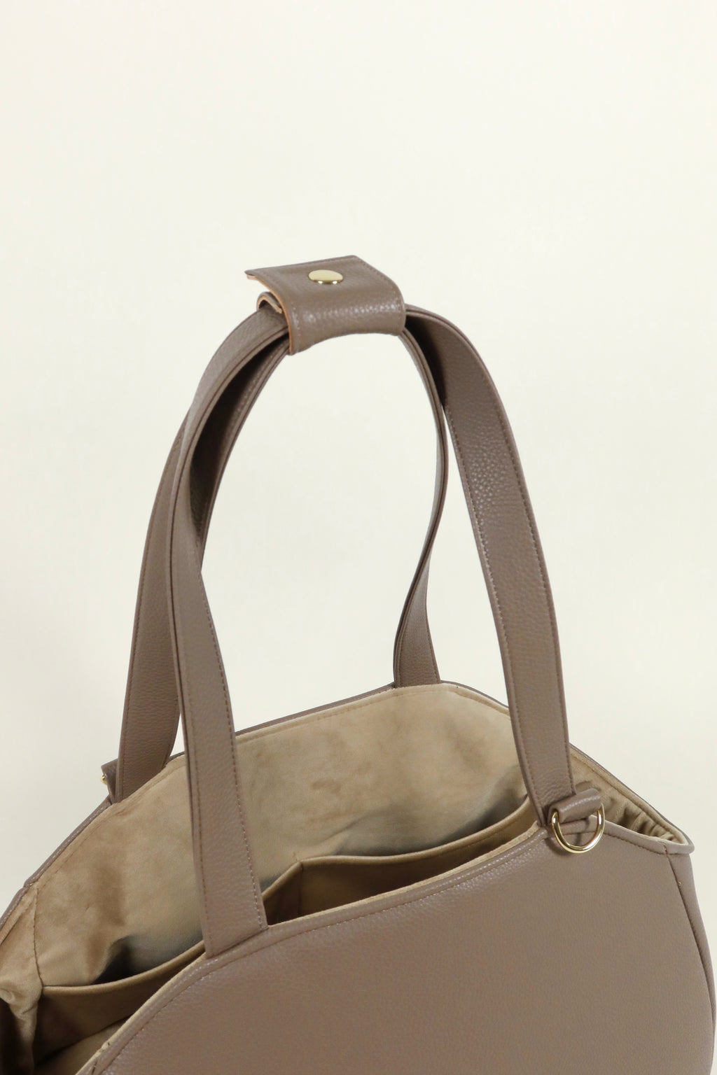 Mirel Smooth Set - Reisetasche für Hunde Latte + 1 herausnehmbares, wendbares Innenfutter
