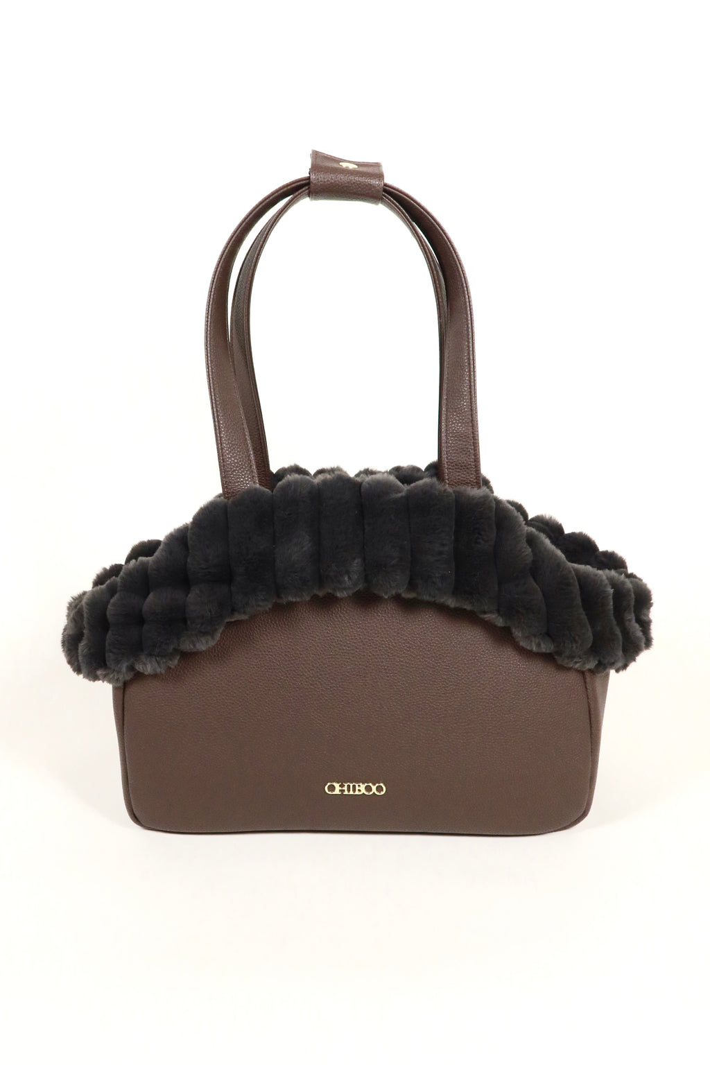 Zestaw Mirel Striped - torba podróżna dla psa Espresso + 1 wyciągane, dwustronne wnętrze