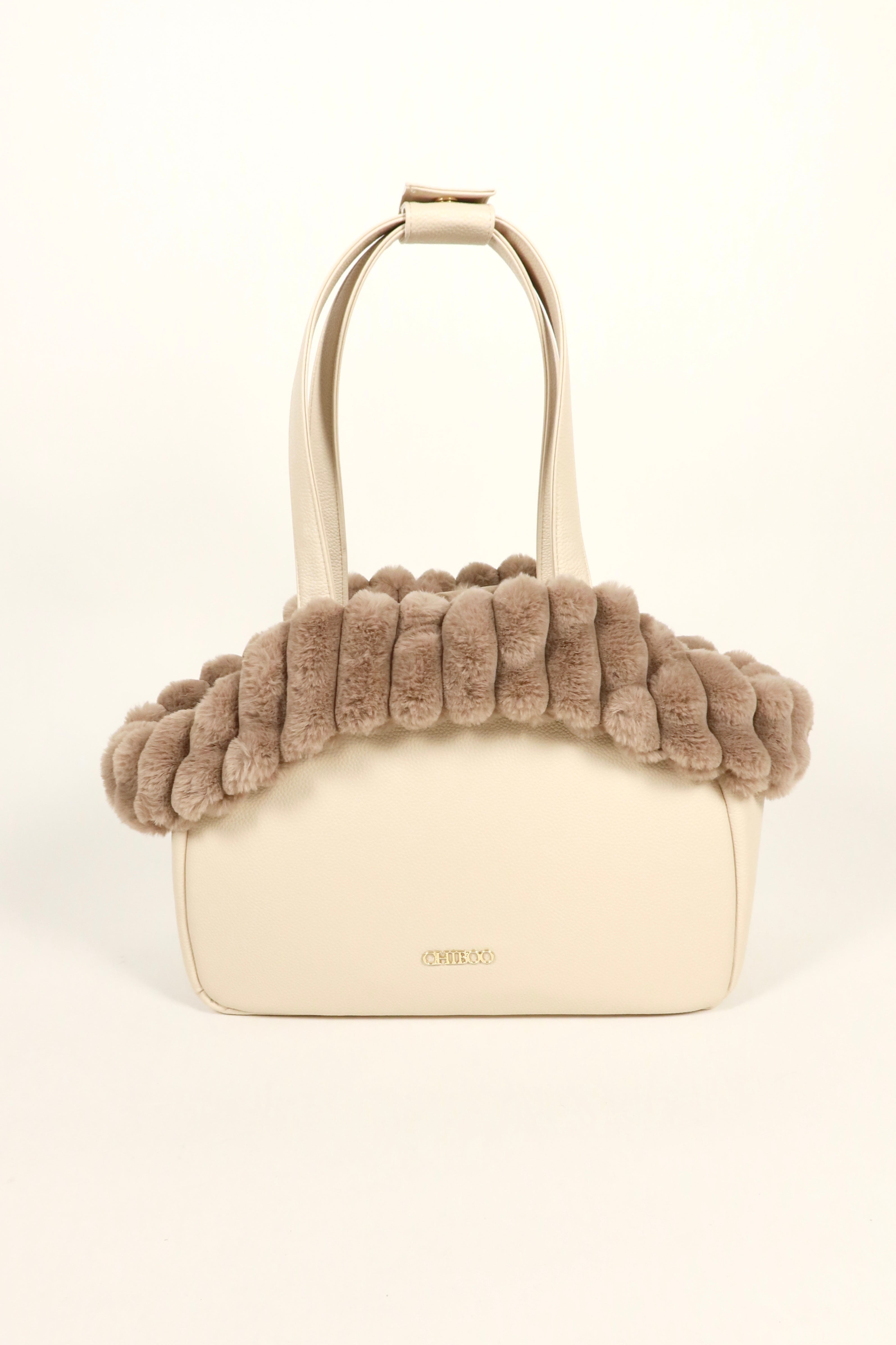 Zestaw Mirel Striped - torba podróżna dla psa Cream + 1 wyciągane, dwustronne wnętrze
