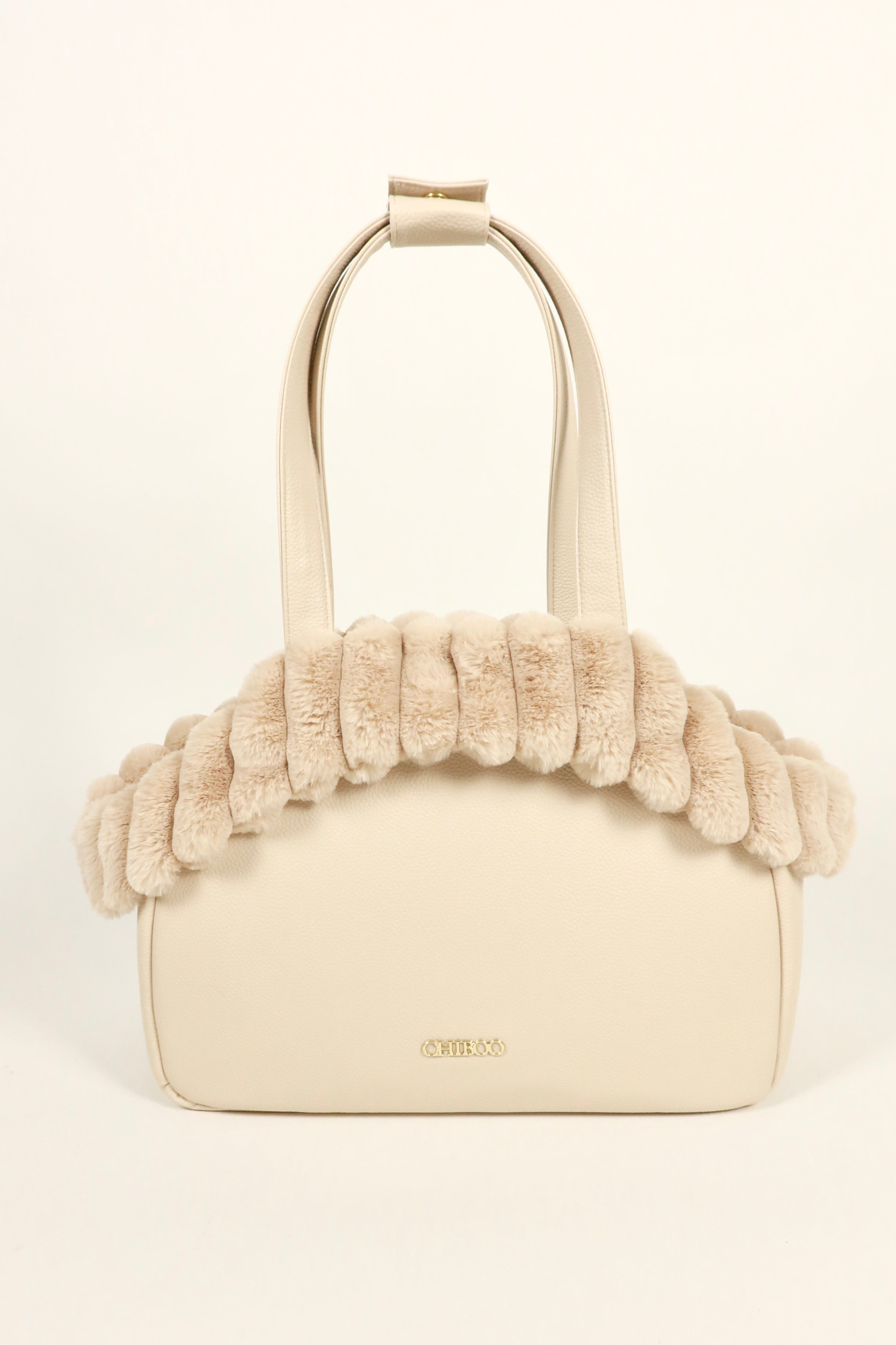 Zestaw Mirel Striped - torba podróżna dla psa Cream + 1 wyciągane, dwustronne wnętrze