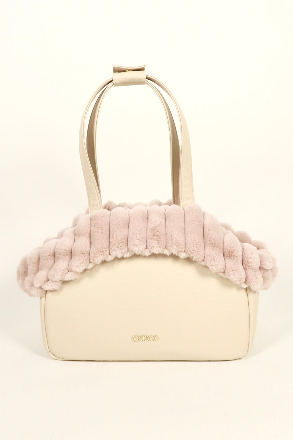Zestaw Mirel Striped - torba podróżna dla psa Cream + 1 wyciągane, dwustronne wnętrze