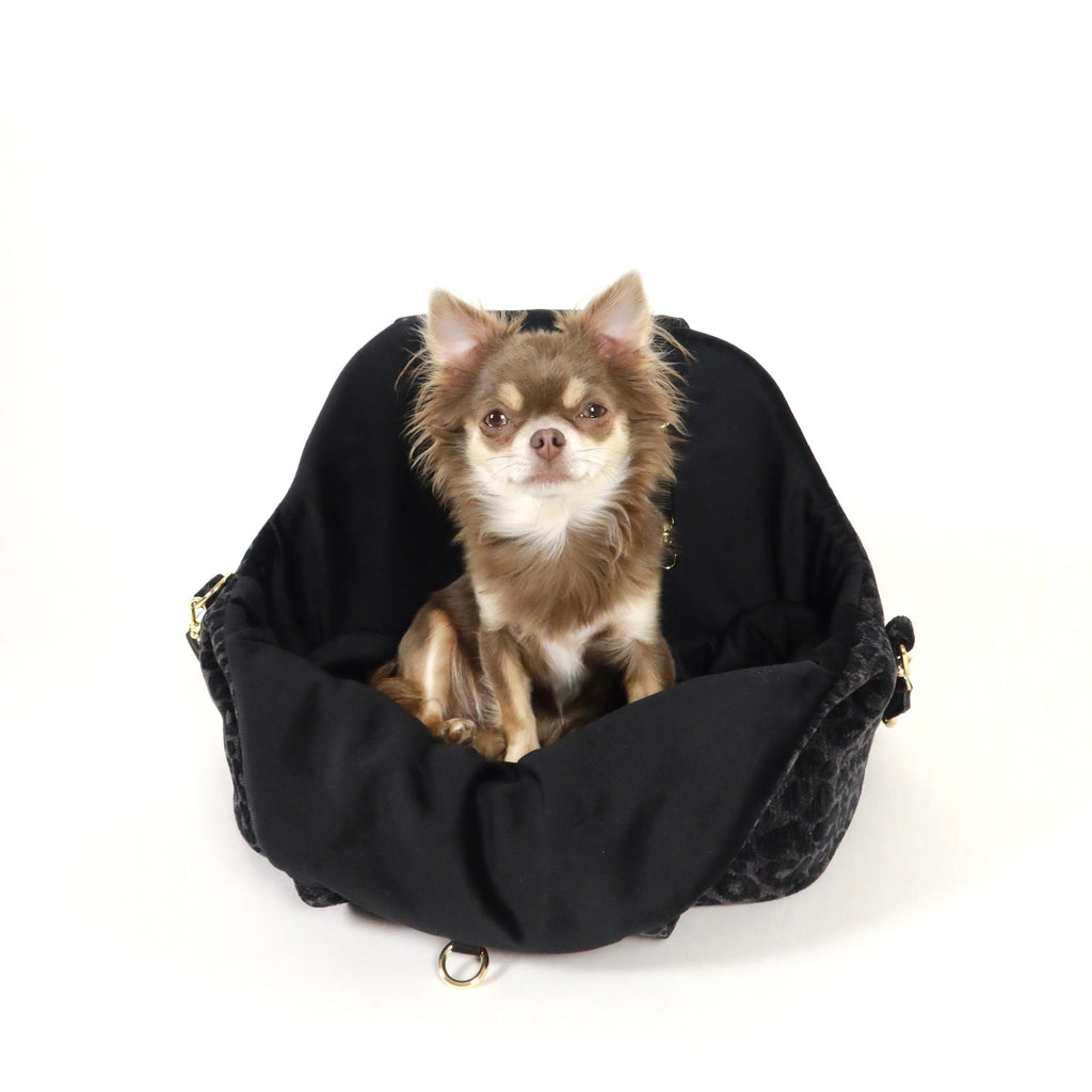 Borsa da viaggio per cane Lori - Midnight Leopard