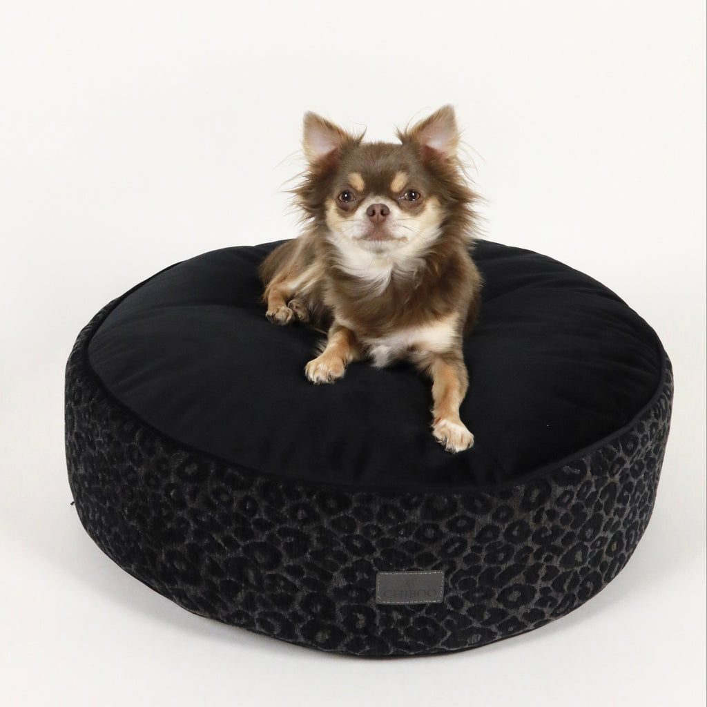 Pufa dla psa Lori - Midnight Leopard