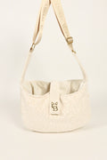 Torba-nosidło dla psa Lori - Cream Leopard