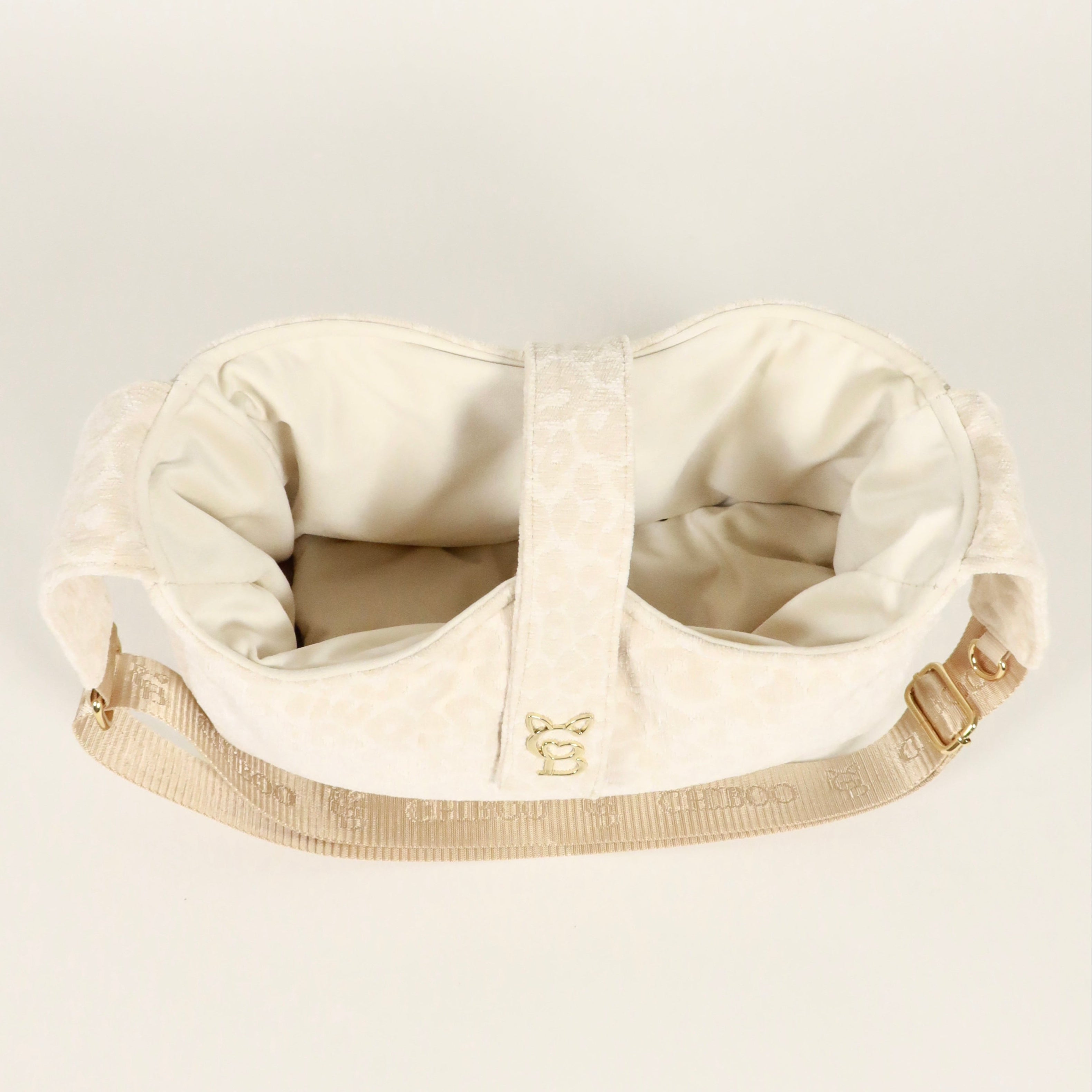 Torba-nosidło dla psa Lori - Cream Leopard
