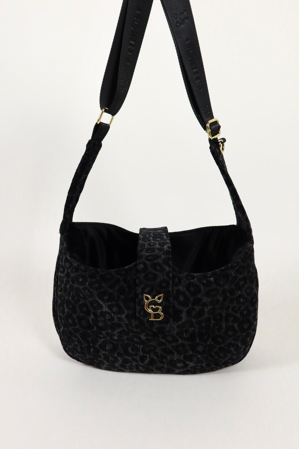 Dog carrier bag - Midnight Leopard