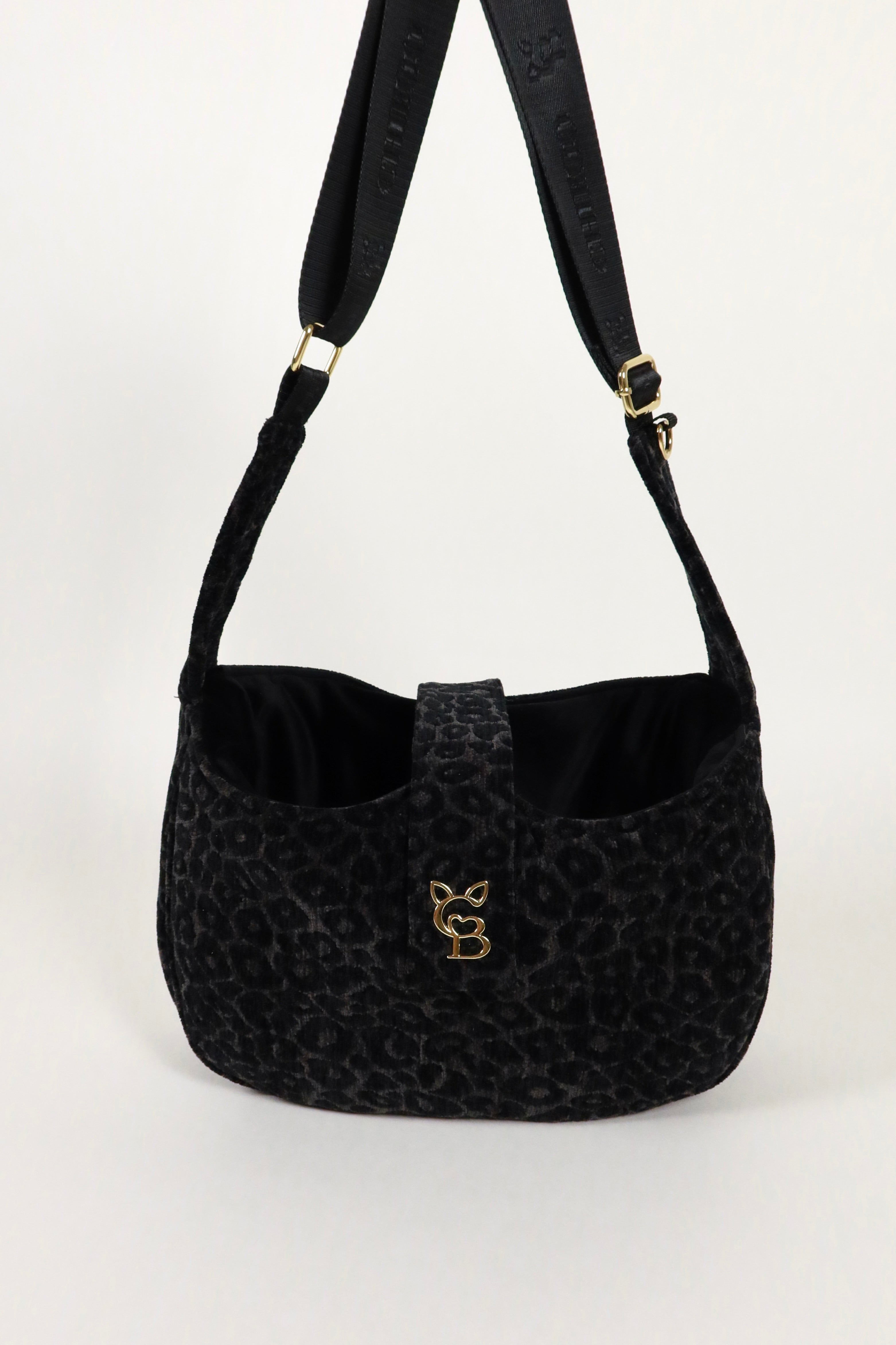 Tragetasche für Hunde - Midnight Leopard