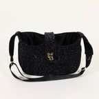Dog carrier bag - Midnight Leopard