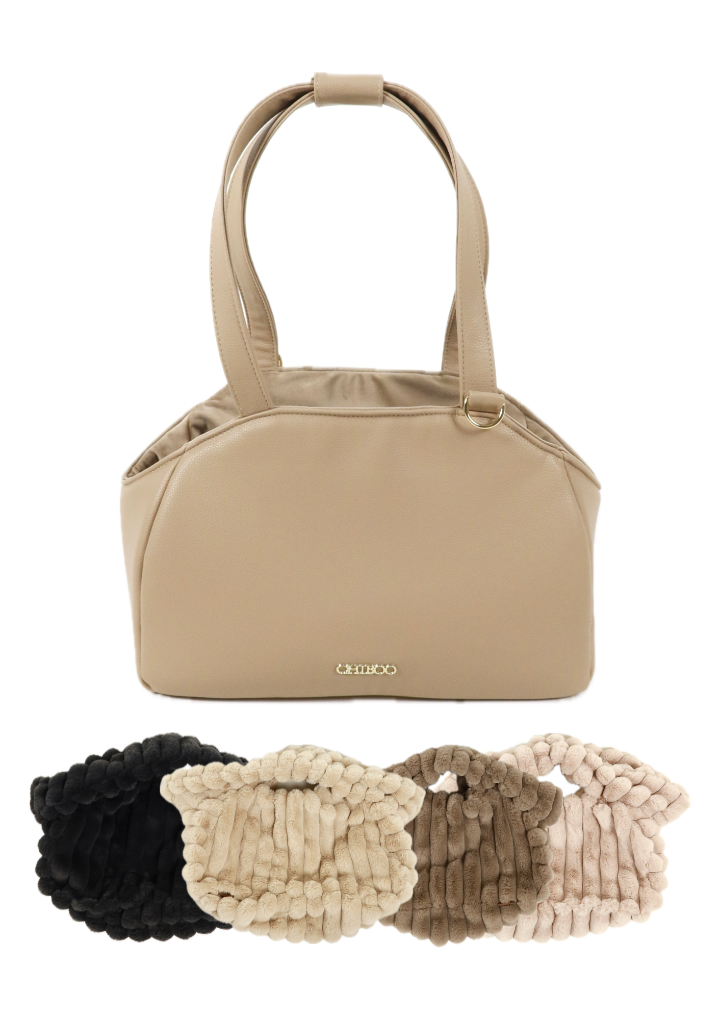 Zestaw Mirel Striped - torba podróżna dla psa Toffee + 1 wyciągane, dwustronne wnętrze