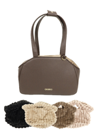 Zestaw Mirel Striped - torba podróżna dla psa Espresso + 1 wyciągane, dwustronne wnętrze