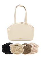 Zestaw Mirel Striped - torba podróżna dla psa Cream + 1 wyciągane, dwustronne wnętrze