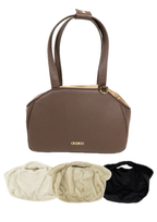 Set Mirel Smooth - borsa da viaggio per cane Espresso + 1 interno estraibile e reversibile