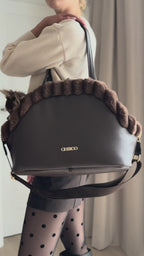Borsa da viaggio per cane Chiboo Lilan - Mocha