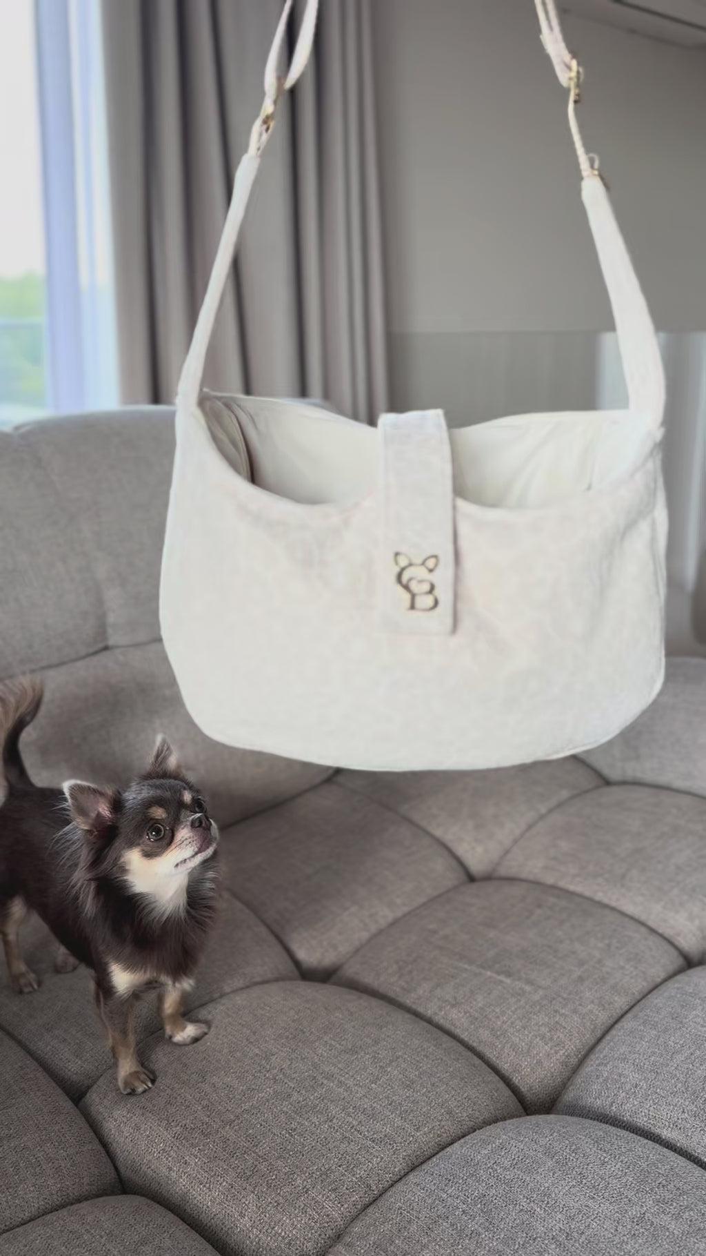 Dog carrier bag Lori - Classic Leopard