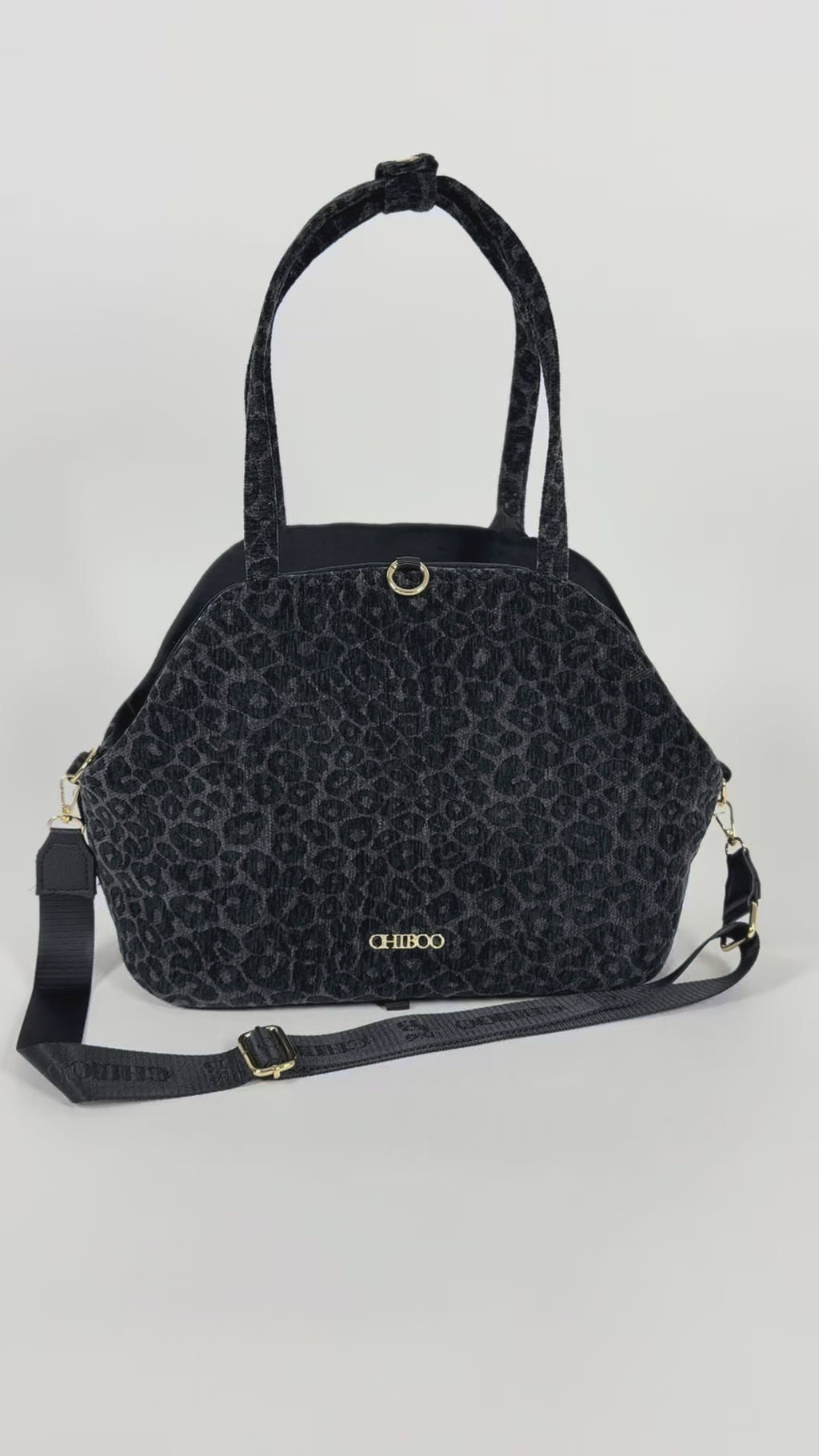 Borsa da viaggio per cane Lori - Midnight Leopard