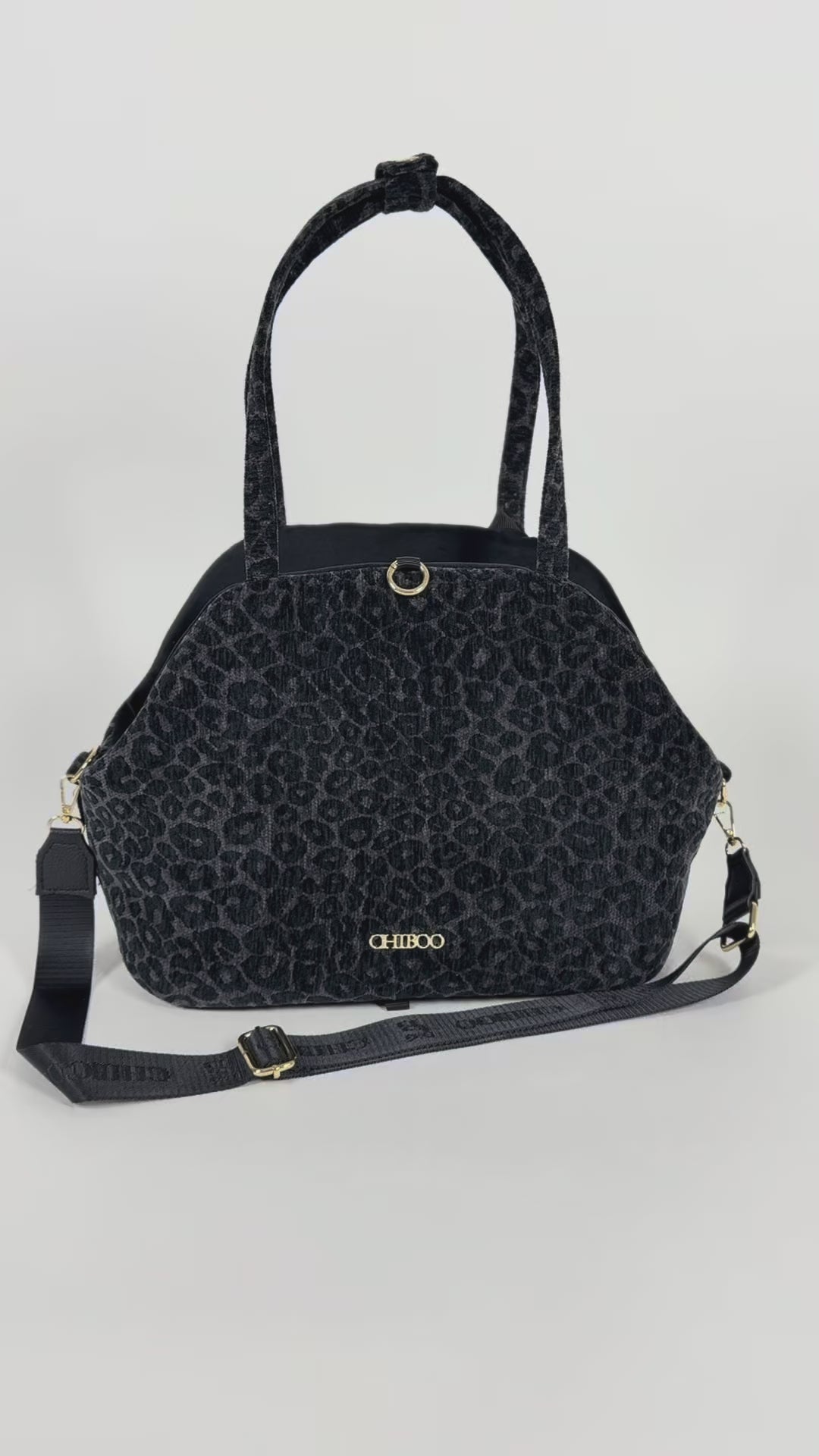 Borsa da viaggio per cane Lori - Midnight Leopard