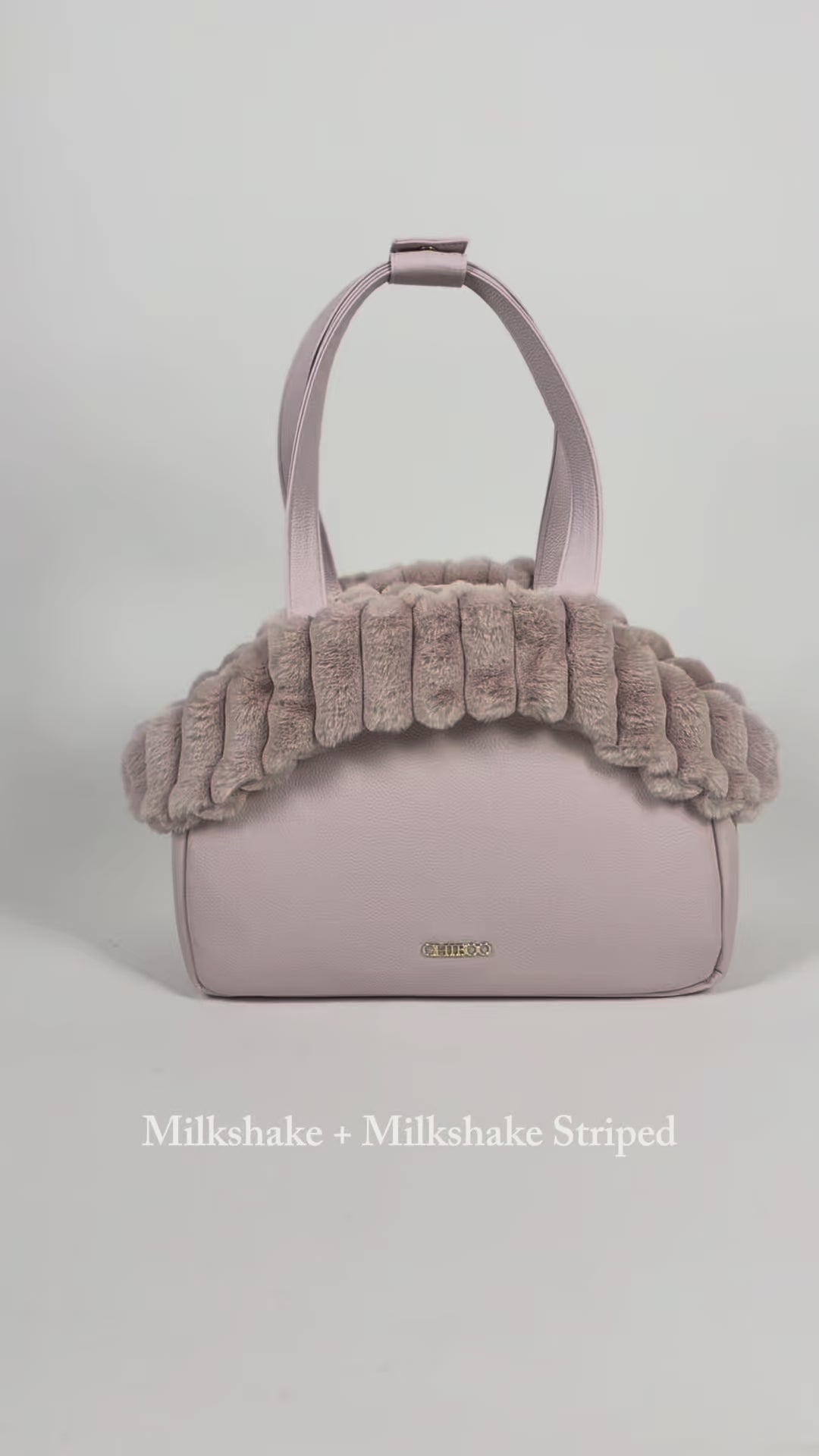 Ensemble Mirel Smooth - sac de voyage pour chien Milkshake + 1 intérieur rétractable et réversible