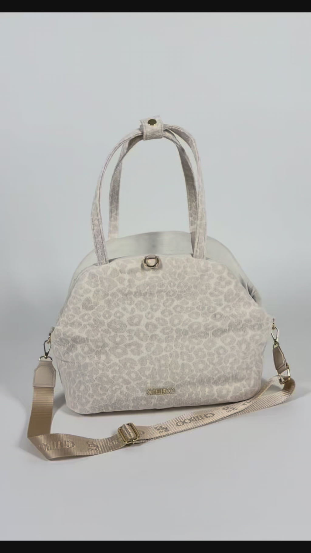 Borsa da viaggio per cane Lori - Cream Leopard