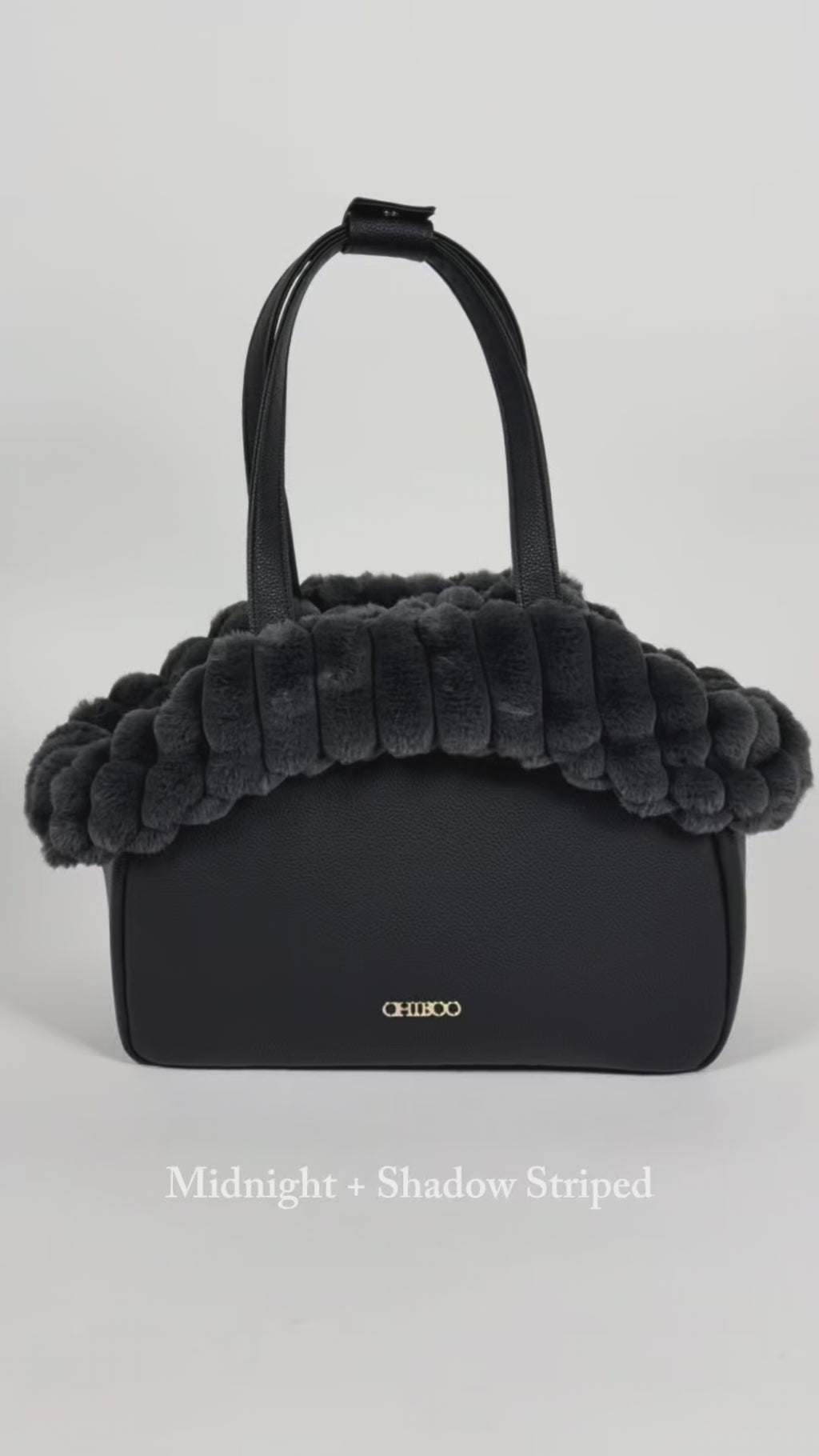 Zestaw Mirel Striped - torba podróżna dla psa Midnight + 1 wyciągane, dwustronne wnętrze