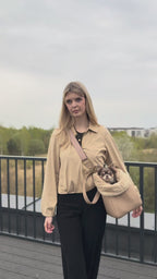 Zestaw Mirel Smooth - torba podróżna dla psa Midnight + 1 wyciągane, dwustronne wnętrze